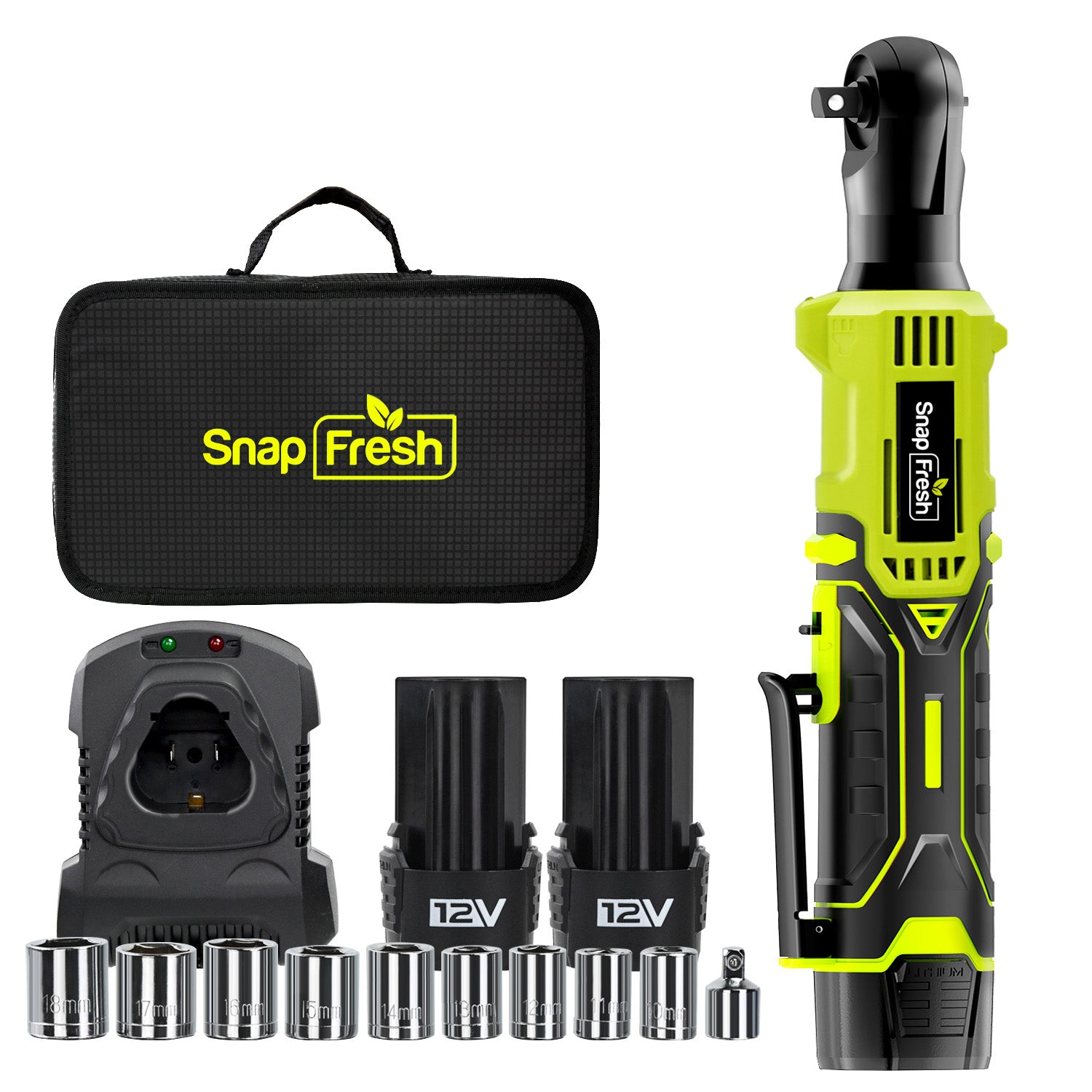 12V Cordless Electric Ratchet Wrench