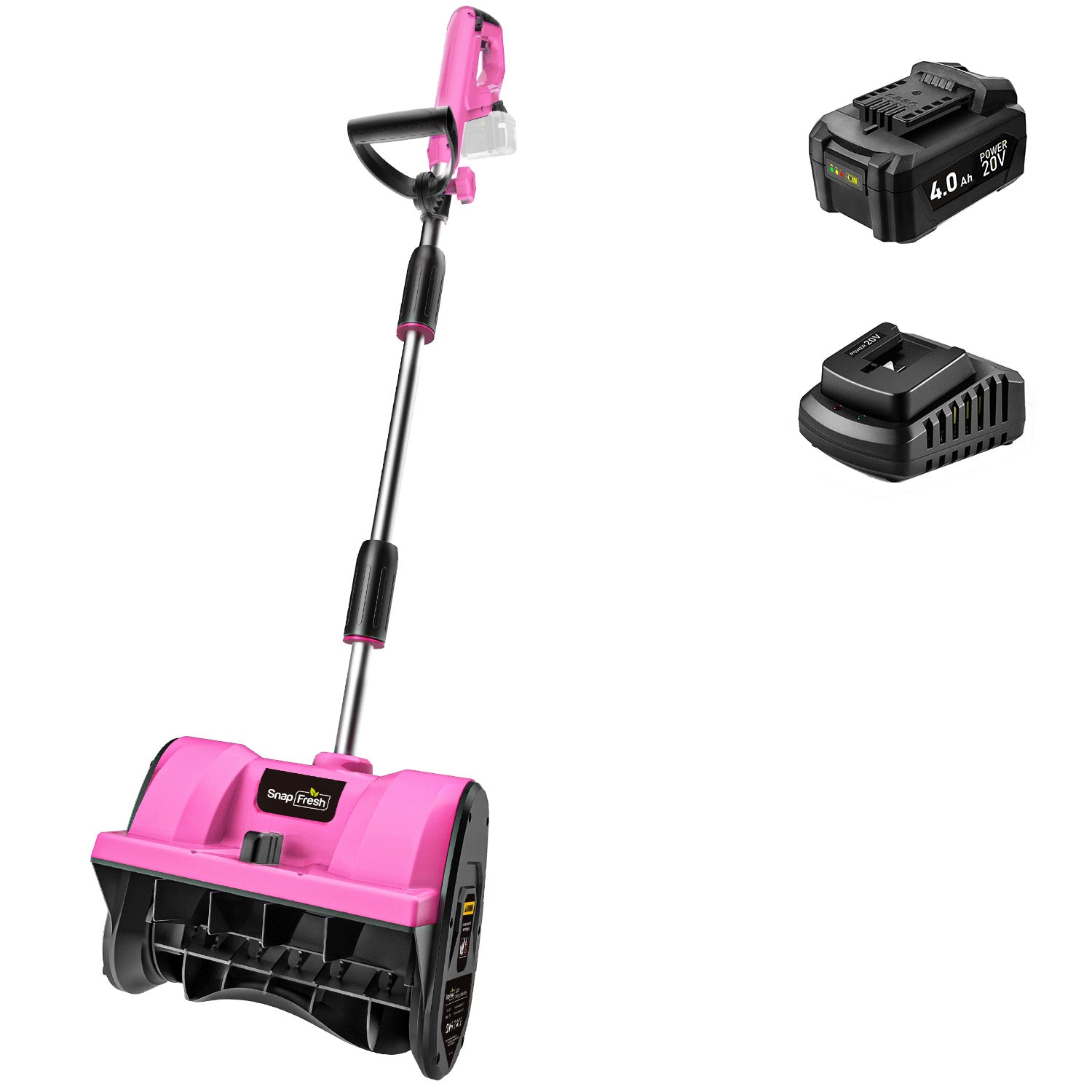 20V Cordless Brushless Snow Shovel , 4.0Ah Li-Ion Battery And Charger (SS1201-P)
