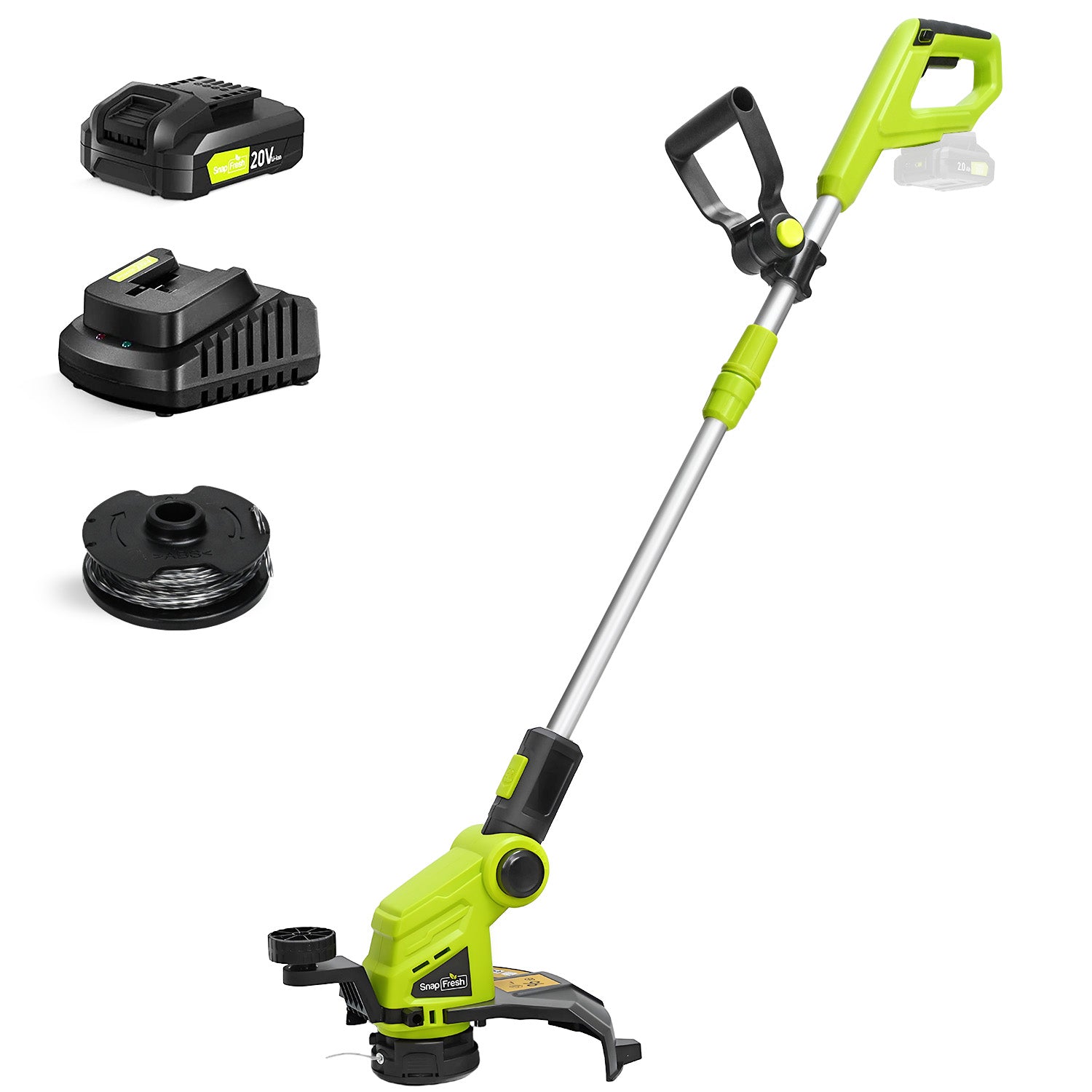 20V 12" Cordless String Trimmer/Edger with Automatic Feed Spool