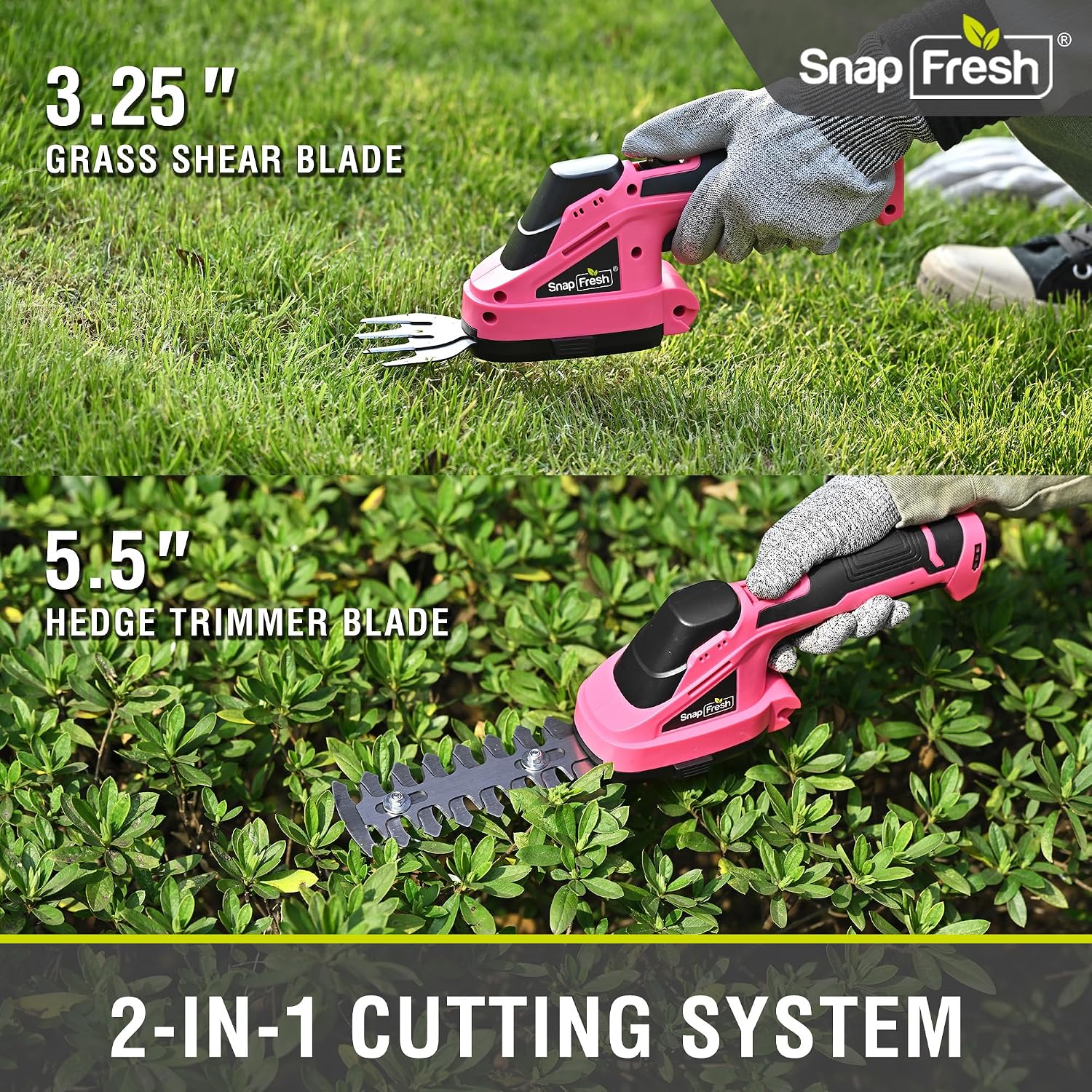 8V Cordless Shrubbery and Grass Shears (SP2063C)