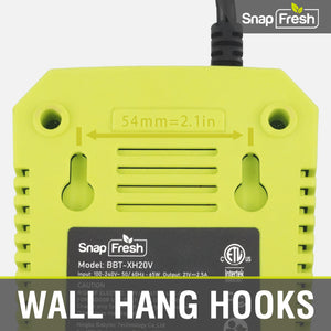 SnapFresh 20V Rapid Battery Charger(BBT-XH20V AC100V-240V) - SnapFresh