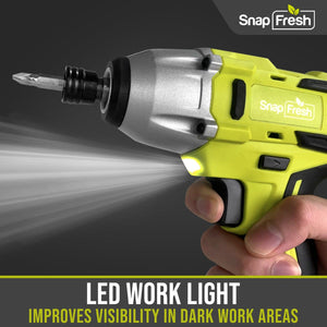 20V Impact Driver Set with 2.0Ah Li-ion Battery and Charger (BBT-POB04) - SnapFresh