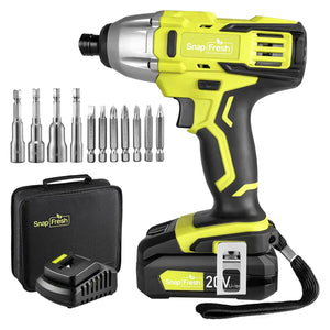 20V Impact Driver Set with 2.0Ah Li-ion Battery and Charger (BBT-POB04) - SnapFresh