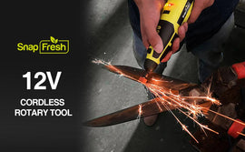 SnapFresh 12V Cordless Rotary Tool – the ultimate tool for all your crafting, DIY, and hobby needs!