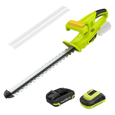 SnapFresh 20V Cordless Hedge Trimmer, 18” Blade