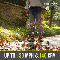 20V Cordless Compact Leaf Blower(180MPH/150CFM) , 2.0Ah Li-ion Battery and Charger (BBT-ZE20BW01)