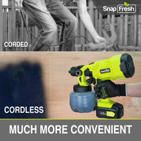 20V Cordless Paint Sprayer with 4.0Ah Li-ion Battery and Charger (PS180)
