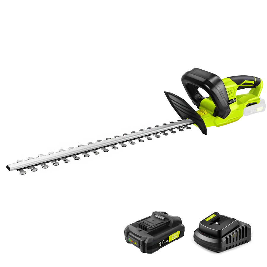 20V Cordless Hedge Trimmer with 2.0Ah Li-ion Battery and Charger (BBT-YOD01)