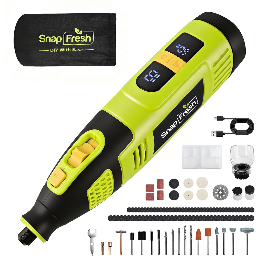 SnapFresh 12V Cordless Rotary Tool Kit