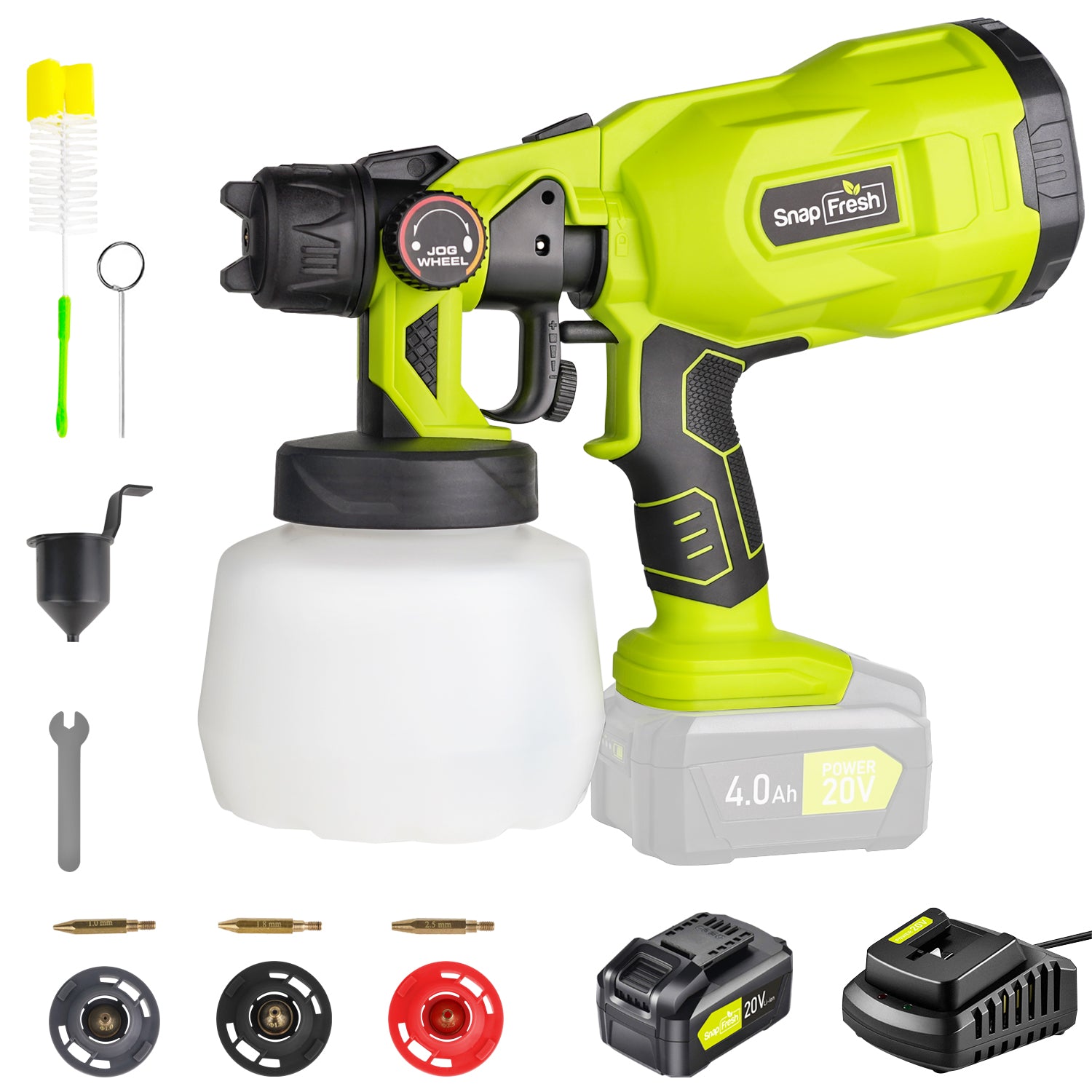 20V Cordless Paint Sprayer with 4.0Ah Li-ion Battery and Charger (PS180)