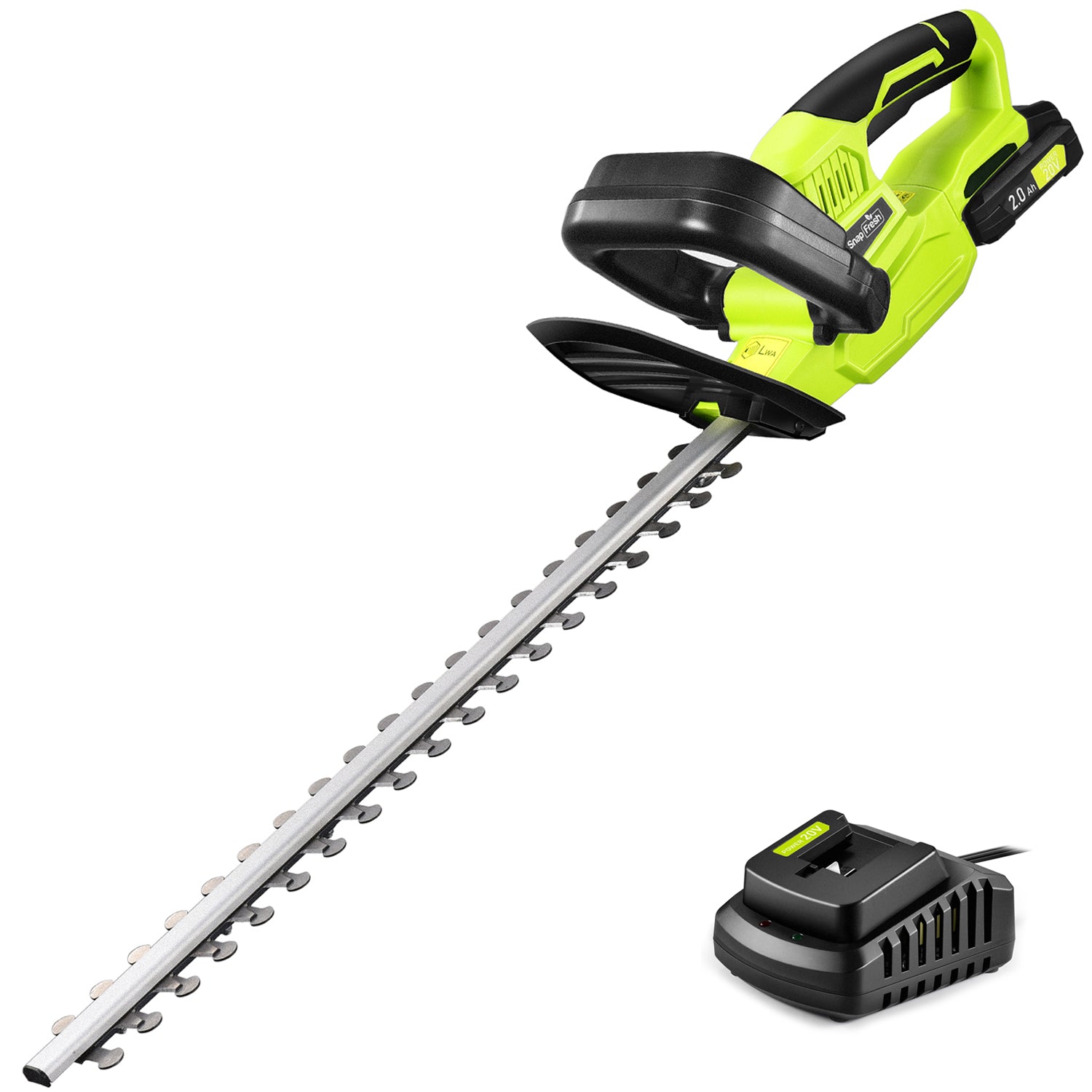 20V Cordless Hedge Trimmer with 2.0Ah Li-ion Battery and Charger (BBT-YOD01)