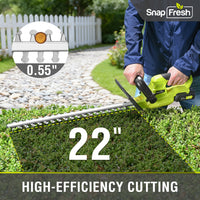 20V Cordless Hedge Trimmer with 2.0Ah Li-ion Battery and Charger (BBT-YOD01)