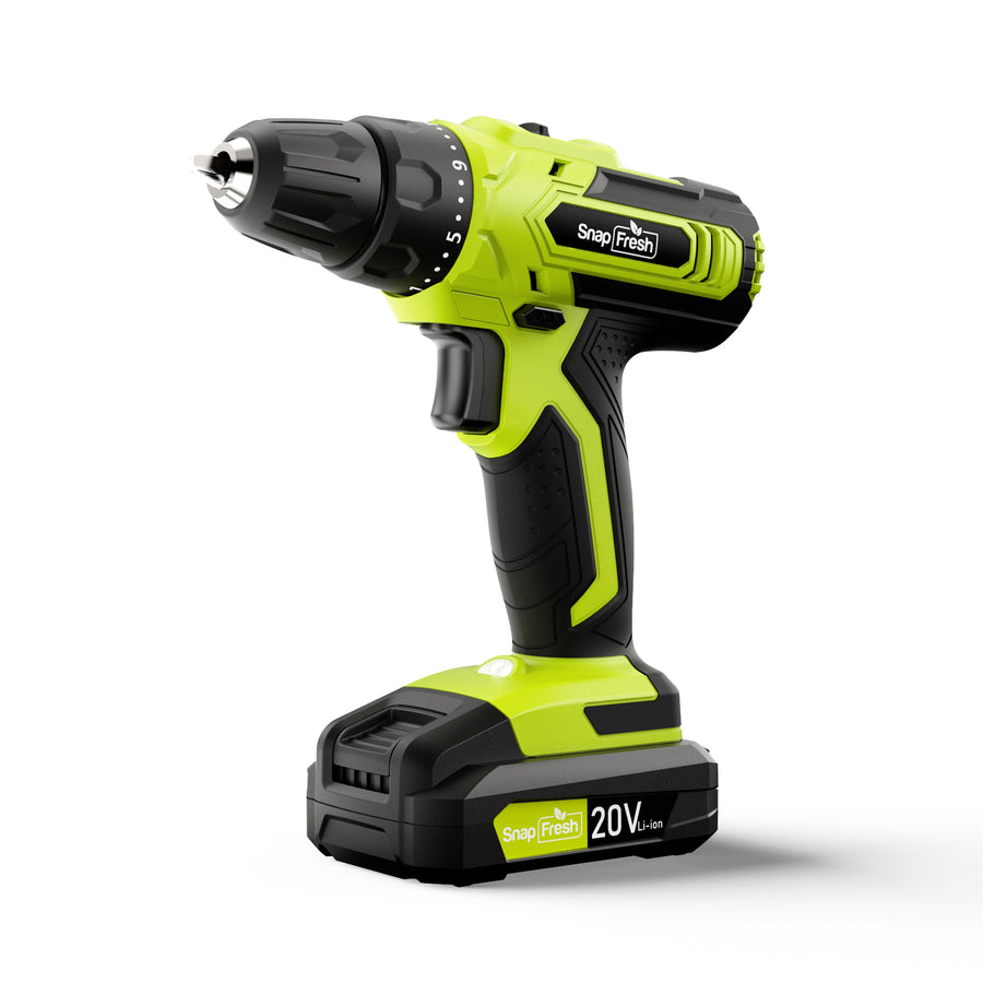 SnapFresh 20V Cordless Drill Driver Kit