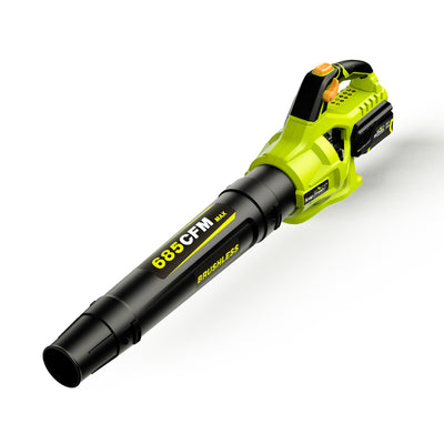 SnapFresh 20V Brushless Cordless Leaf Blower 685 CFM