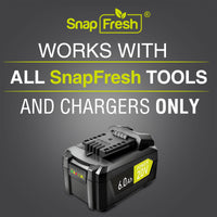 SnapFresh 20V 6.0Ah Lithium Ion Battery