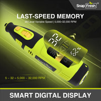 SnapFresh 12V Cordless Rotary Tool Kit