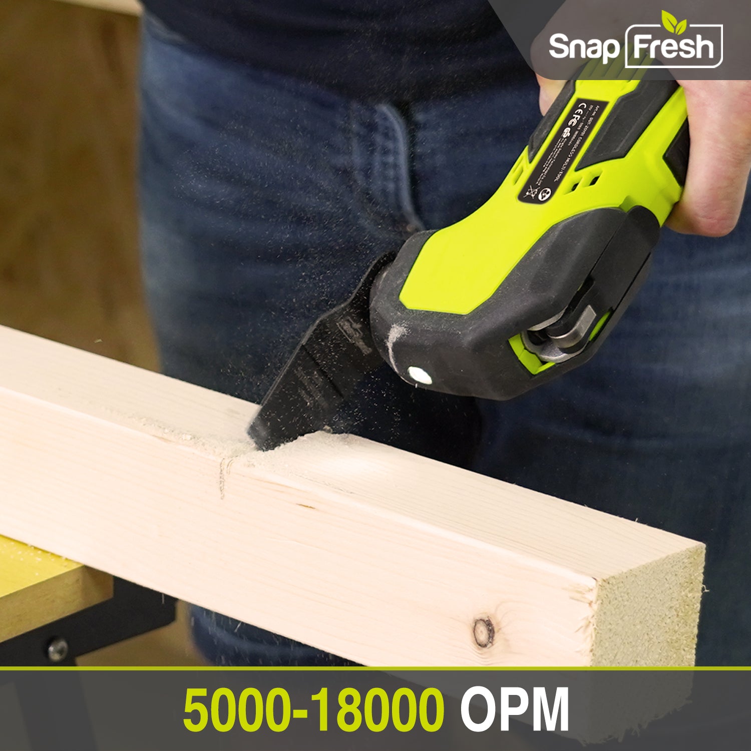 Oscillating Tool - 20V, 2.0Ah, Li-ion Battery – SnapFresh