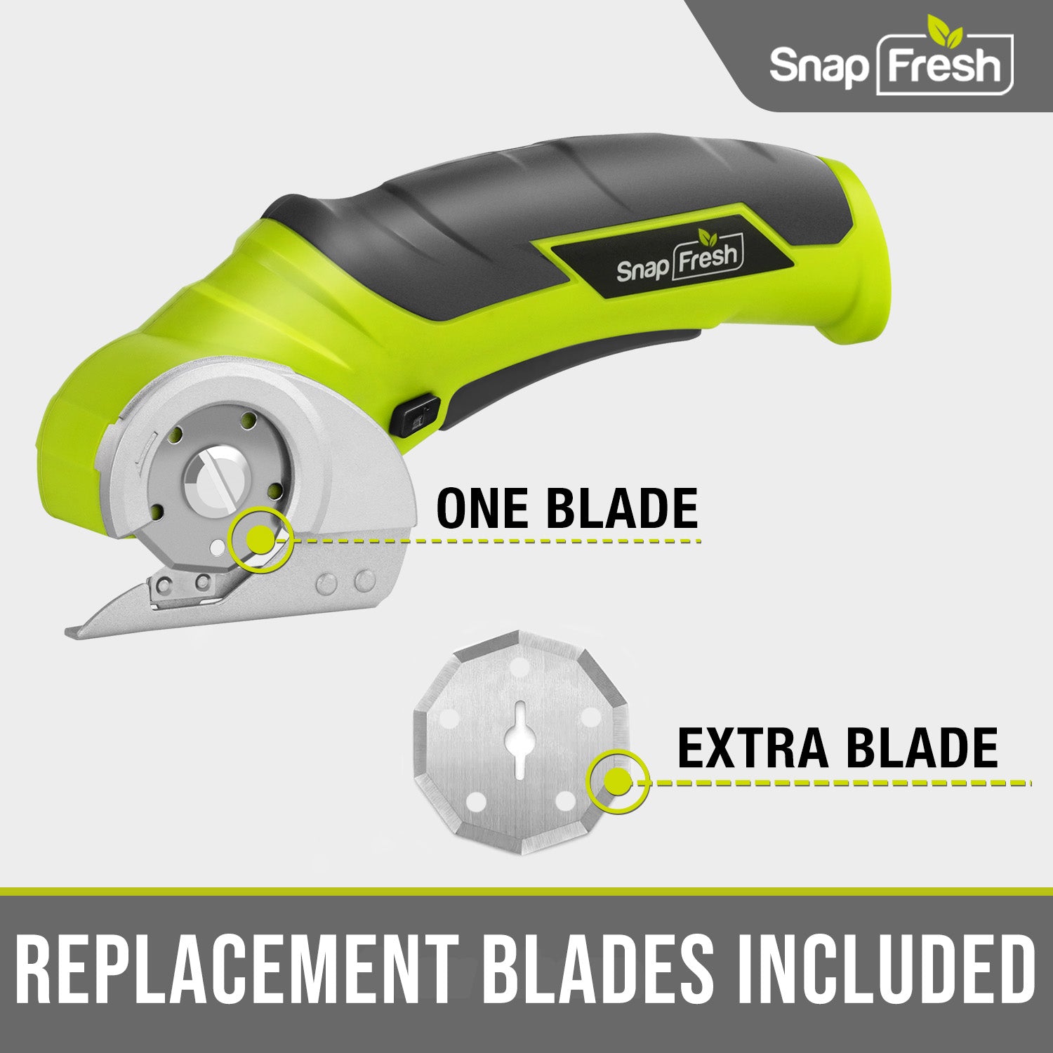 SnapFresh 4V Cordless Electric Mini Cutter (EC0601 Green)