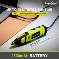 SnapFresh 12V Cordless Rotary Tool Kit