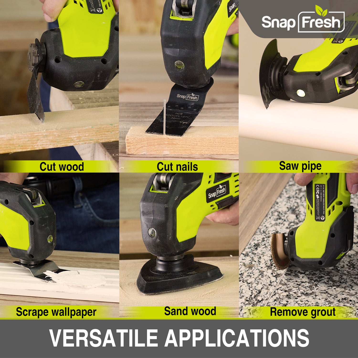 Oscillating Tool - 20V, 2.0Ah, Li-ion Battery – SnapFresh