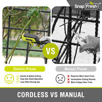 4V SnapFresh Cordless Electric Pruning Shears