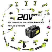 SnapFresh 20V 6.0Ah Lithium Ion Battery