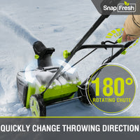 SnapFresh 40V Brushless Cordless Snow Blower 20”