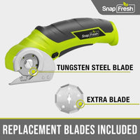 SnapFresh 4V Cordless Electric Mini Cutter (EC0601 Green)