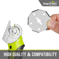 SnapFresh Replacement Rotary Blades for 4V Electric Scissors