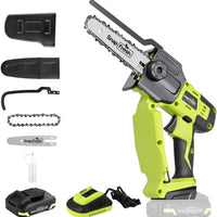 20V Cordless 5 Inch Mini Chainsaw, 2.0Ah Li-Ion Battery And Charger (MC4501)