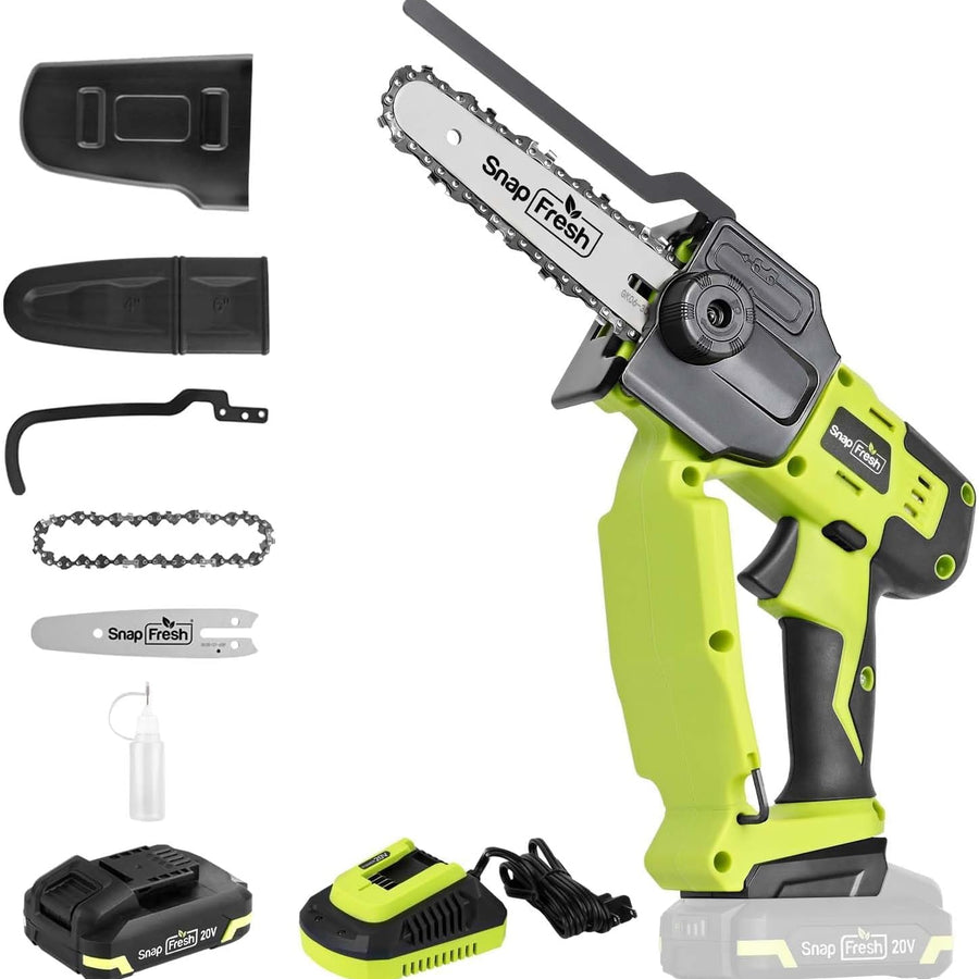 20V Cordless 5 Inch Mini Chainsaw, 2.0Ah Li-Ion Battery And Charger (MC4501)