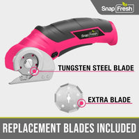 SnapFresh 4V Cordless Electric Mini Cutter (EC0601 Pink)