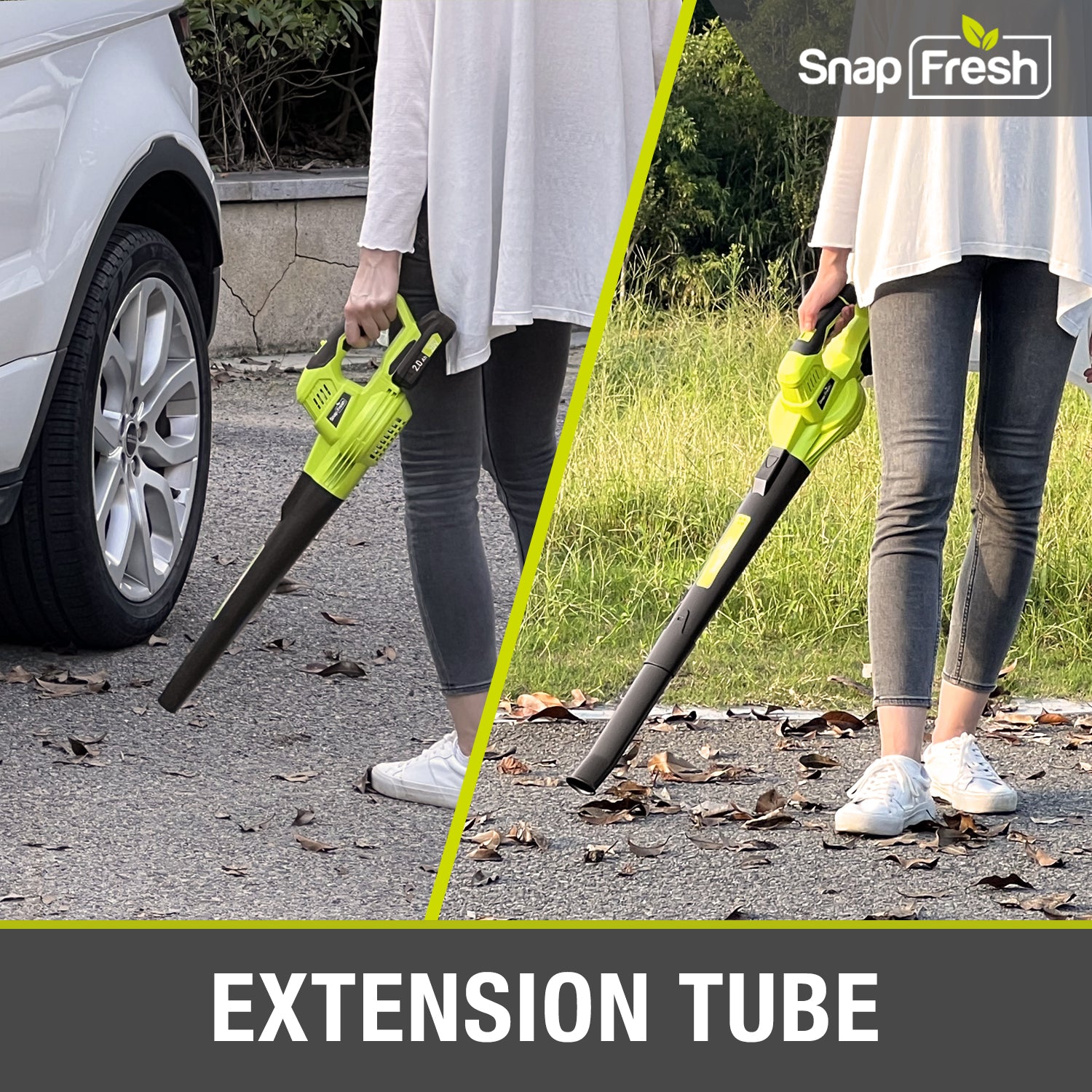 Cordless Leaf Blower - 20V, 2.0Ah, Li-ion Battery – SnapFresh
