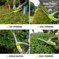 SnapFresh 20V Cordless Hedge Trimmer 18”