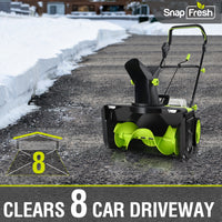 SnapFresh 40V Brushless Cordless Snow Blower 20”