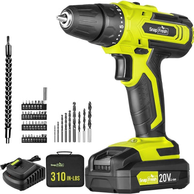 20V Power Drill with 2.0Ah Li-ion Battery and Charger (BBT-JOZ57C)