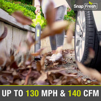 20V Cordless Leaf Blower(140CFM/130MPH) , 2.0Ah Li-Ion Battery And Charger (BBT-YOR01)