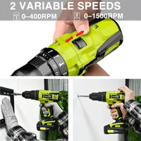 SnapFresh 20V Cordless Hammer Drill