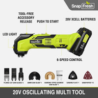 20V Oscillating Tool with 2.0Ah Li-ion Battery and Charger (BBT-ZOY01)