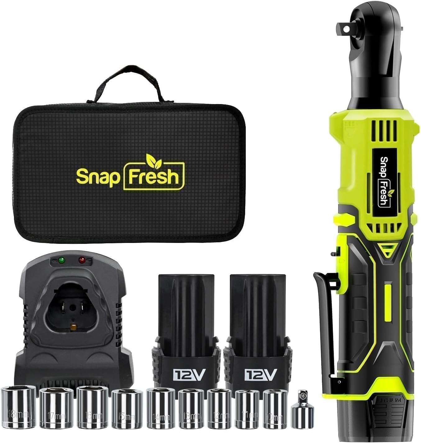 12V Cordless Electric Ratchet Wrench