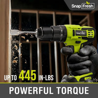 SnapFresh 20V Cordless Hammer Drill