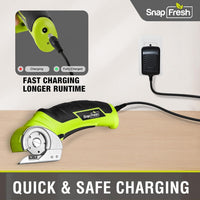 SnapFresh 4V Cordless Electric Mini Cutter (EC0601 Green)