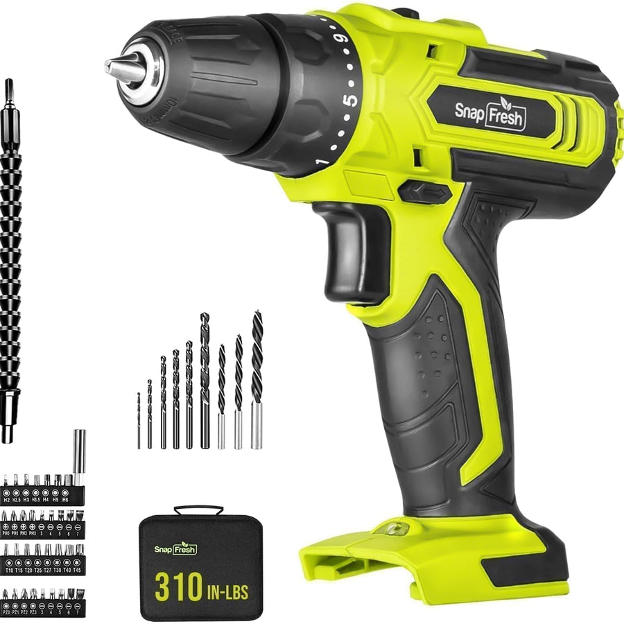SnapFresh 20V Cordless Drill Driver Tool Only