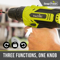 SnapFresh 20V Cordless Drill Driver Kit