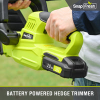 20V Cordless Hedge Trimmer with 2.0Ah Li-ion Battery and Charger (BBT-YOD01)