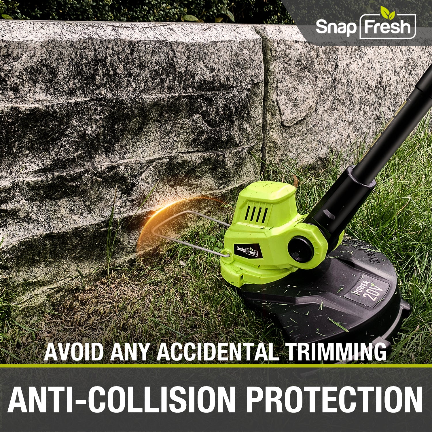 String Trimmer/Weed Eater, 20V, Li-ion Battery - SnapFresh