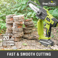 20V Cordless 5 Inch Mini Chainsaw, 2.0Ah Li-Ion Battery And Charger (MC4501)