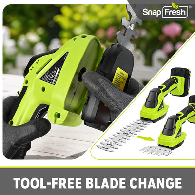 20V Cordless Hedge Trimmer and Grass Shears
