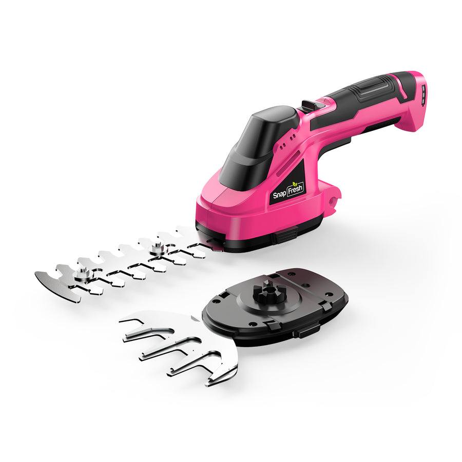 SnapFresh Cordless Grass Shears & Bush Trimmer - Pink