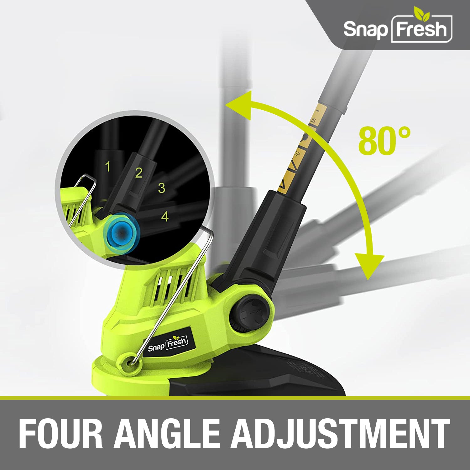 String Trimmer/Weed Eater, 20V, Li-ion Battery - SnapFresh